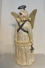 Bethany Lowe Foust Rare Large 18” Christmas Snow Angel EUC Folk Art Paper Mache — photo 1