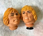 Vintage Masters of The Universe He-Man Heads 1980's