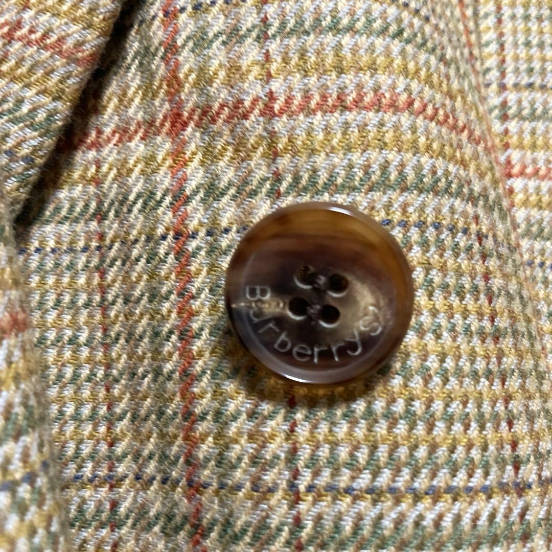 BURBERRY Houndstooth pattern wool Jacket Blouson … - image 7