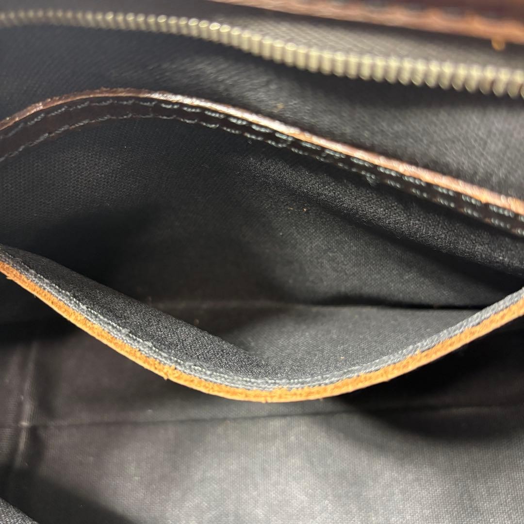 Burberry Blue Label Horse Logo Shoulder Bag Canvas Leather Brown Black New thumbnail 23