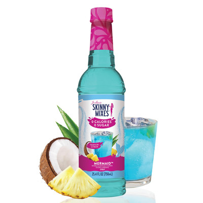 Mermaid Syrup 25.4 Fl Oz Zero Sugar Calorie Free Tropical Flavor Enhancer