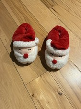 Kids Christmas Santa Clause Slippers Boys/Girls Size 8-9 The Children  s Place