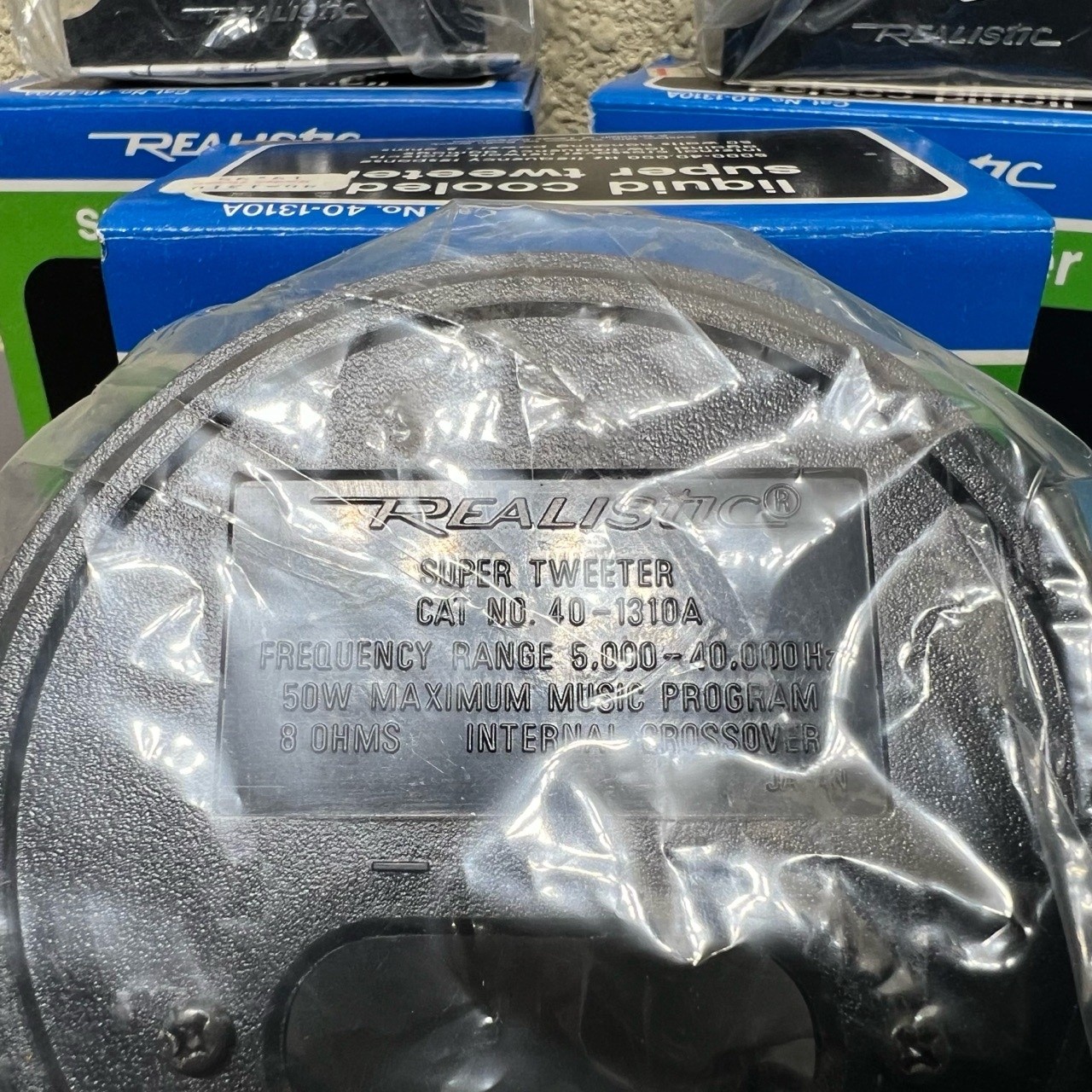 Vtg Realistic 40-1310A Super Tweeter Parts (4x Boxes Plastic Housings Manuals)