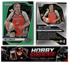 2024 Panini Prizm WNBA #67 Emily Engstler Green Prizms