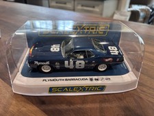 Scalextric Plymouth Barracuda Trans Am 1970 Dan Gurney 1:32 Scale Slot Car