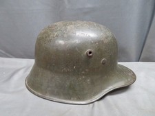 WWI GERMAN MODEL 1917 LOW VISOR HELMET-ORIGINAL-NICE PAINT-W/ LINER