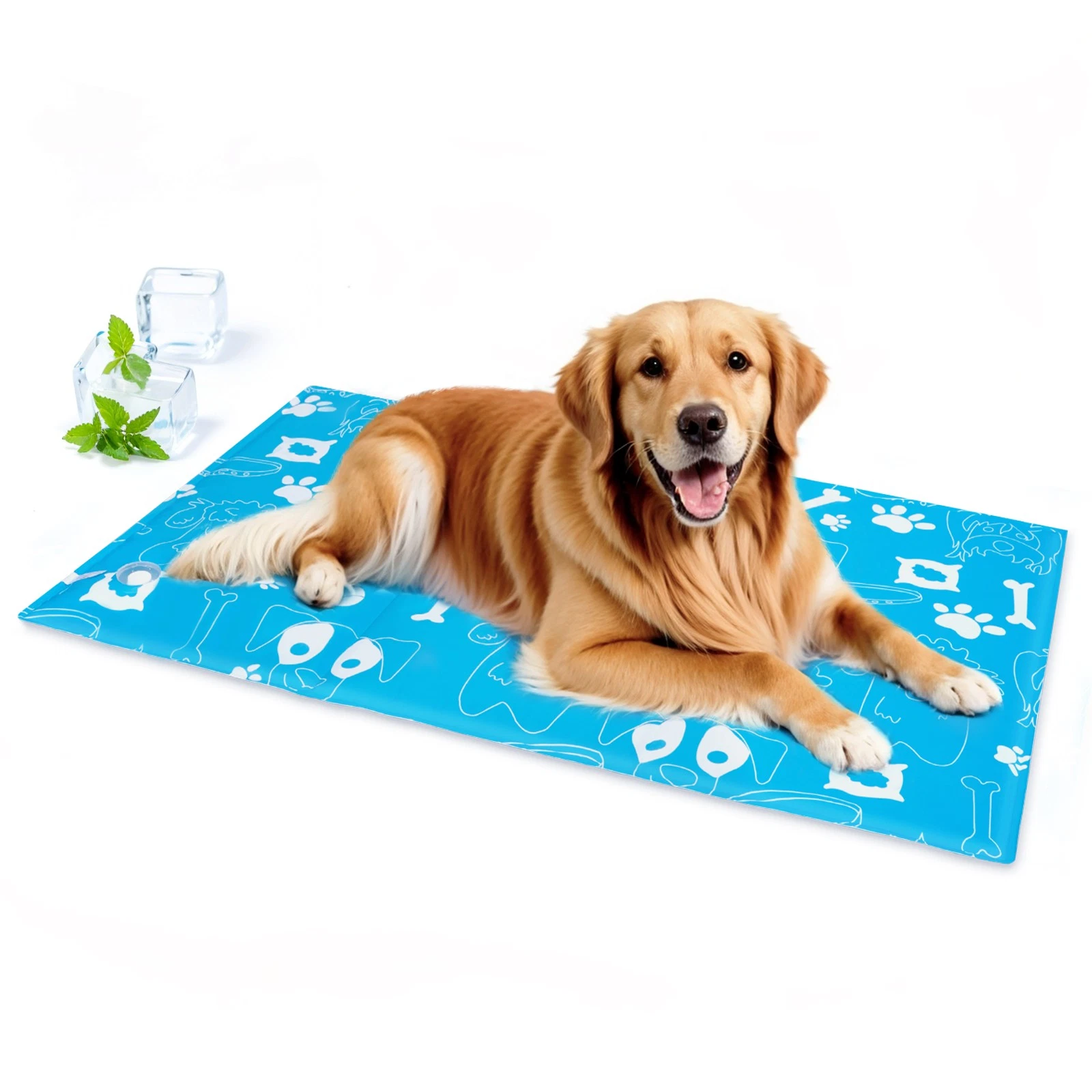 Pet Cooling Mat Comfortable Leak proof Ice Pad for Dog Cat Puppy Size L/XL/XXL