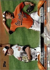 2018 Topps Update #US29 David Hess RC Pedro Araujo RC - BB