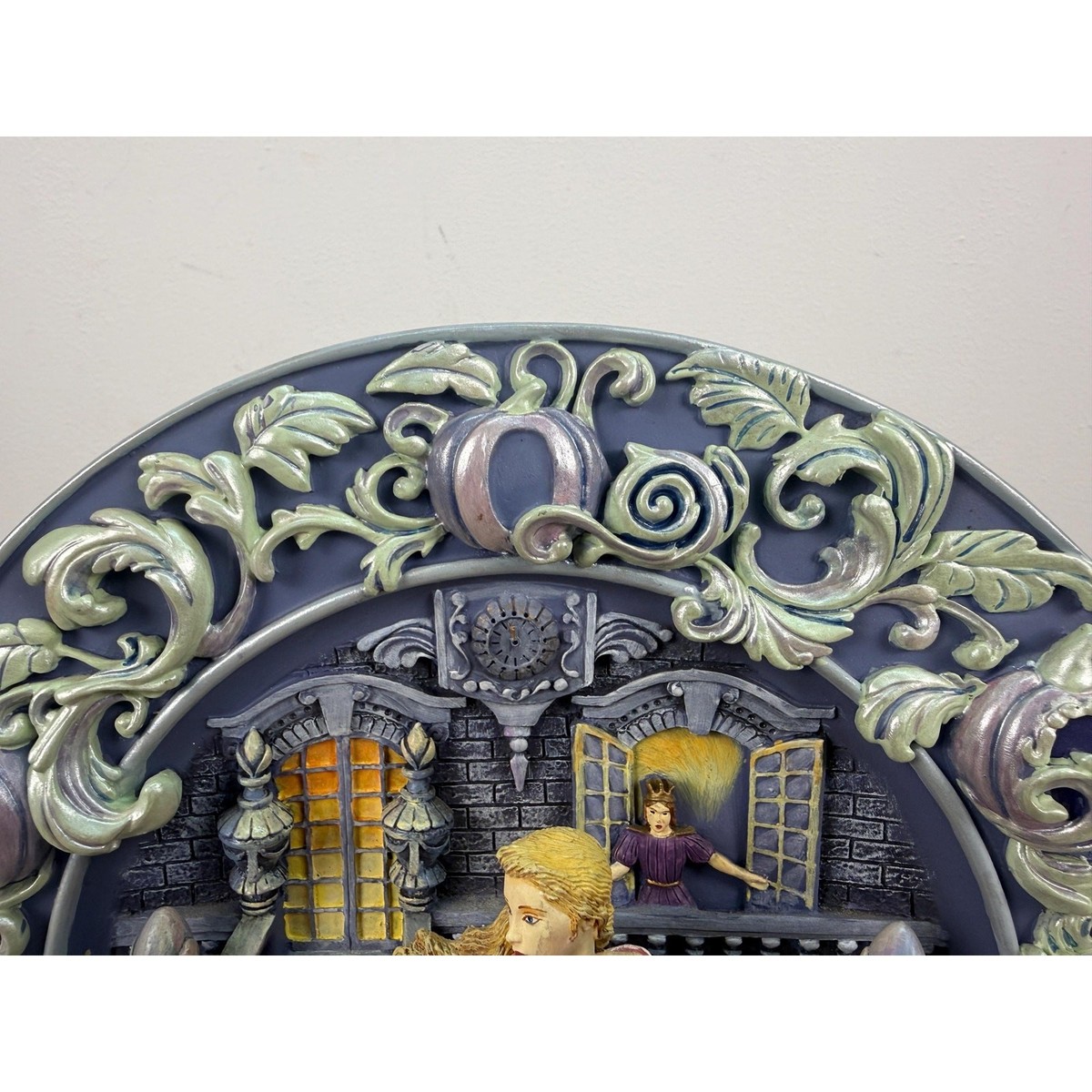 Franklin Mint Cinderella The Magical Hour 3D Decorative Plate