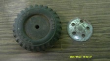 vintage tonka ford truck one soild rubber tire hub-cap 1954-59 for parts