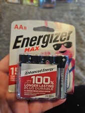 Energizer MAX Alkaline AA Batteries Long Lasting 8 pack EXP 12/2032