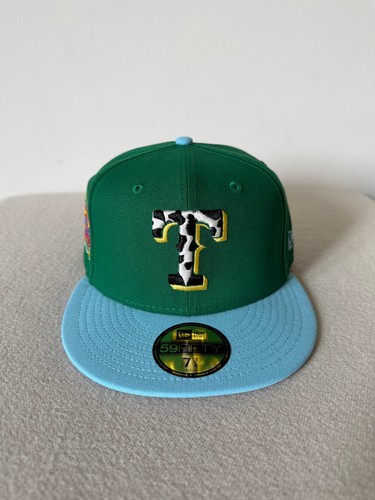 7 3/4 - New Era Texas Rangers The Creamery 5950 Fitted Hat - NEW