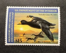 WTDstamps - #RW69 2002 - US Federal Duck Stamp - Mint OG NH