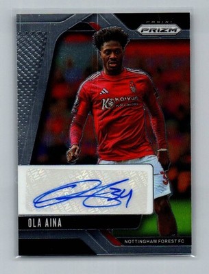 2024-25 Panini Prizm Premier League Ola Aina Autograph Auto Soccer Card
