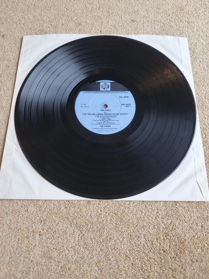 The Kinks - Village Green Preservation Society Vinyl LP Pye UK 1968 1st Pressing - Image 4 of 4