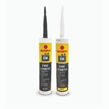Hotspot Fire Cement 310ml – Black or Buff - Ideal for Sealing and Repairing