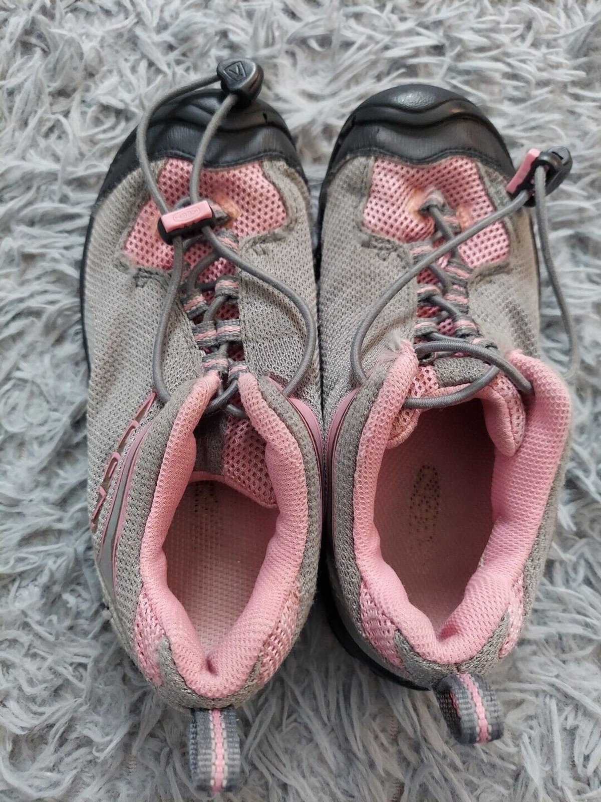 Scarpe da ginnastica KEEN 1008740 Jamison Bungee Vibram rosa escursionismo ragazze bambini US 4