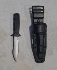Hot Toys 1/6 Scale Modern USA Black Fighting Knife for 12" Figures JM-536