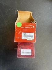 VTG MURPHY 117 TATTLE TALE MAGNETIC SHUTDOWN SWITCH PUSH OVERIDE 12-32 VOLT NOS