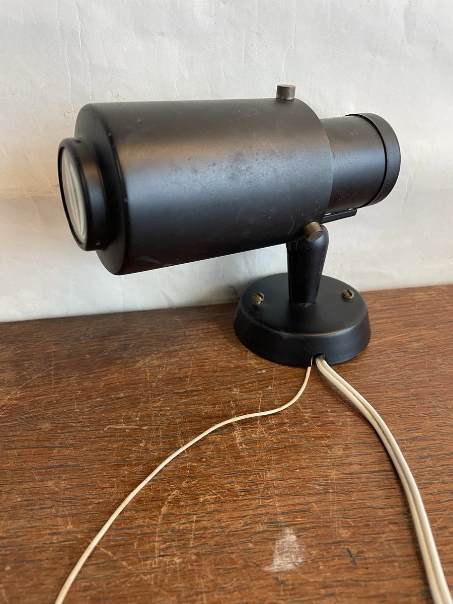 Ancien Projecteur/spot Métallique – Style Industriel – Ampoule E27 – 70W