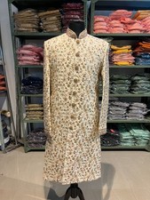Sherwani Men Wedding Indian Pakistani Ethnic Wear groom Handmade Sherwani