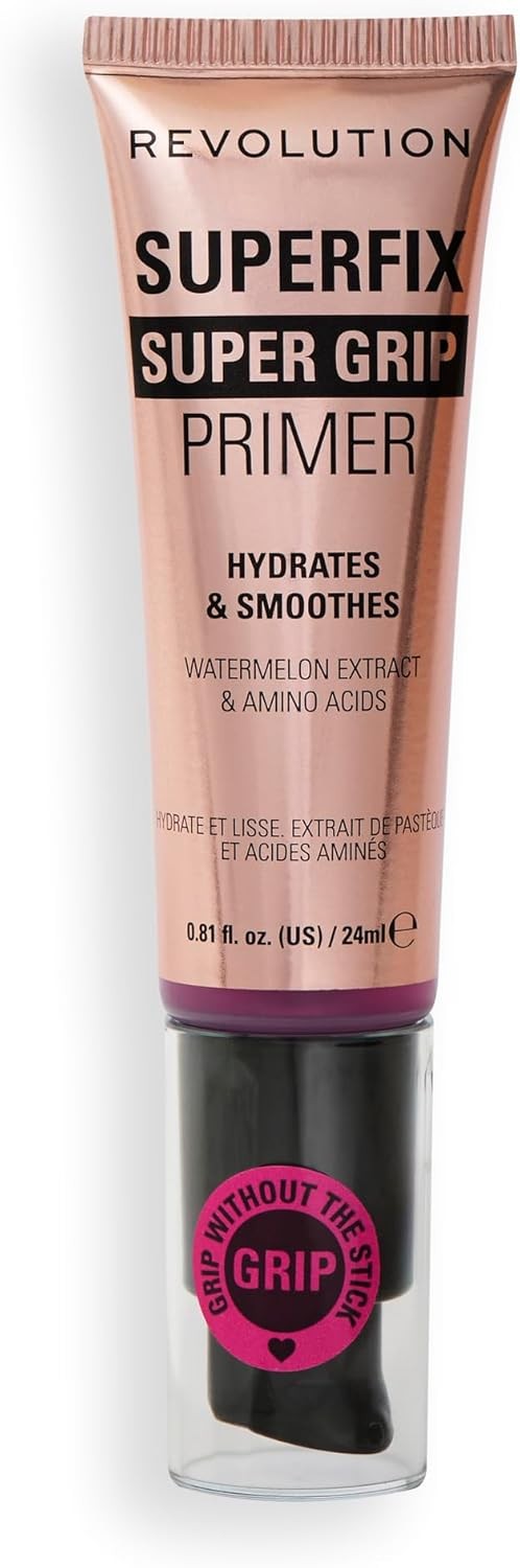 Revolution, Superfix Grip Primer, Hydrating & Smoothing Face Primer for Makeup,