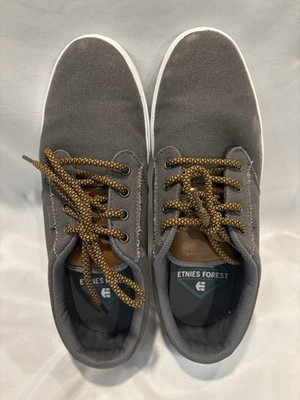 Etnies Jameson 2 ECO Gray & Brown Men s Shoes Size 8 Brand New 