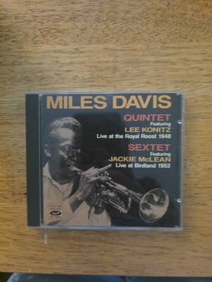 DAVIS MILES QUINTET WITH LEE KONITZ - SEXTET WITH JACKIE MC LEAN NEW CD