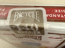 Bicycle Jumbo Face Standard Size Playing Cards w 140 Years Gold Seal Made in USA