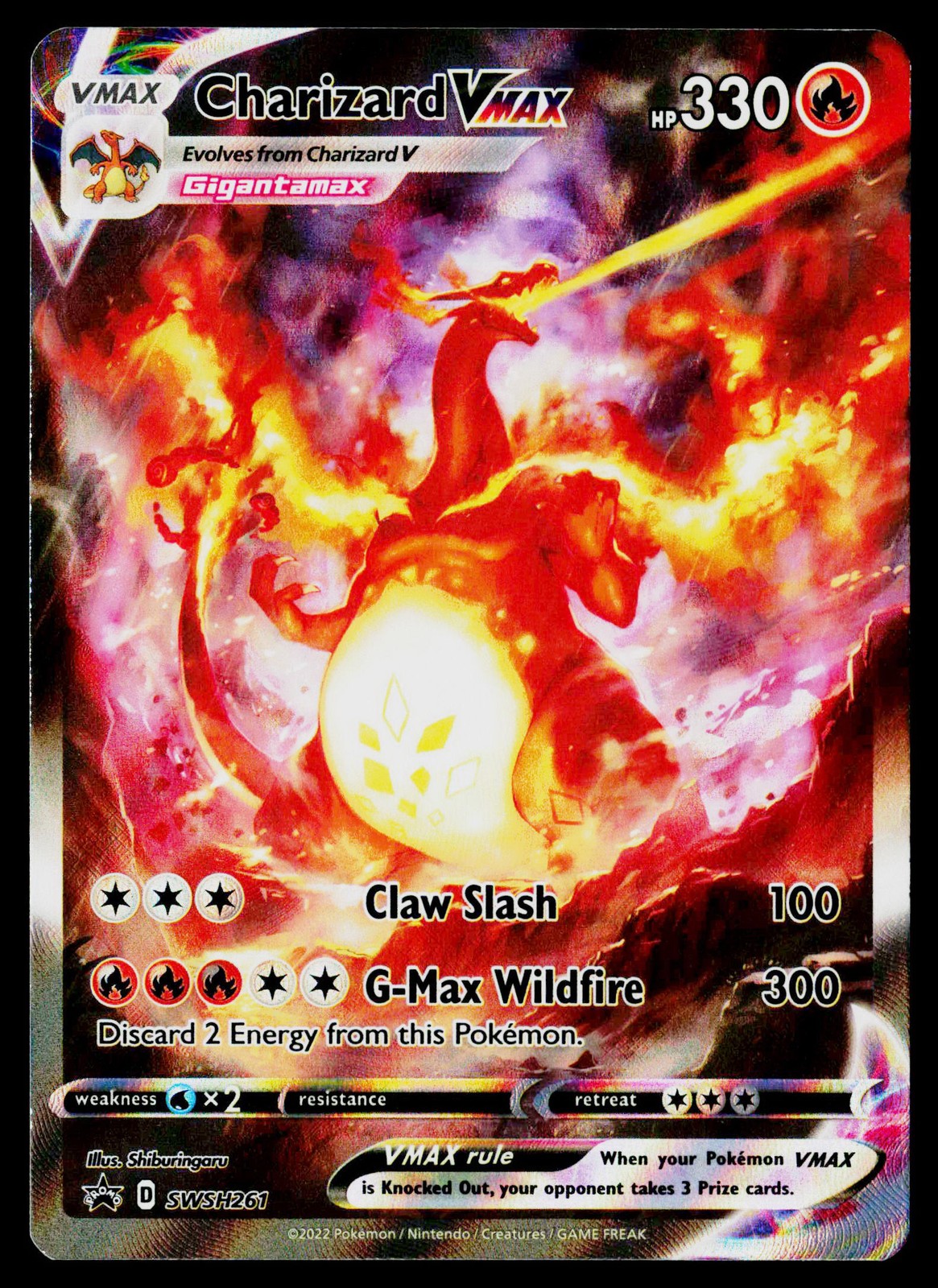 Charizard VMAX Holofoil EN [SWSD - SWSH261] LP