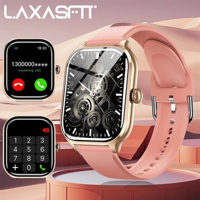 LAXASFIT H9 Pro Max Smart Watch Bluetooth Call Fitness Tracker 2.01'' Display 