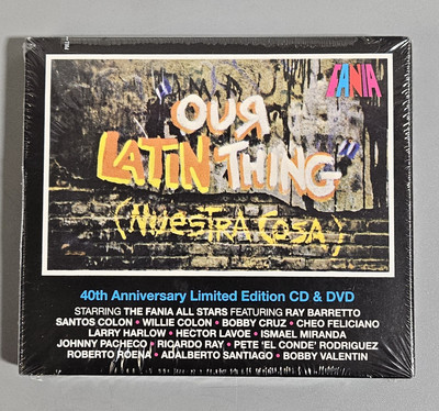 Limited Mega RARE salsa 2cds Dvd Fania Our Latin Thing Live At Cheetah 3 Bonus
