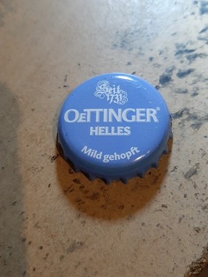 Kronkorken Oettinger Helles mild gehopft