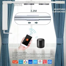126'' Motorized Curtain Tracks Smart Home WiFi App Control Automated Curtain
