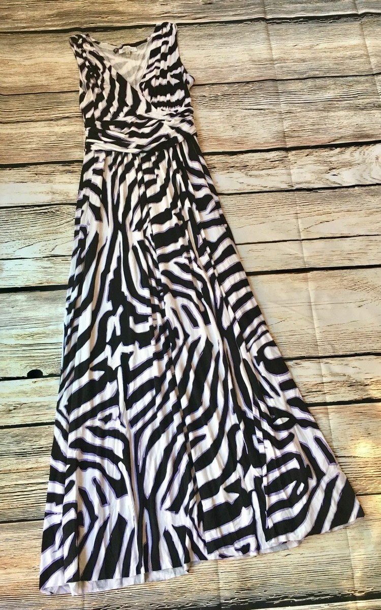 black and white zebra print maxi dress JLO Jennifer Lopez B/W Purple Animal Surplice ~ S M3020 2025vday Long Sleeve Black Homecoming Color:Red Floral-2 featuring flowing ruffle detailing
