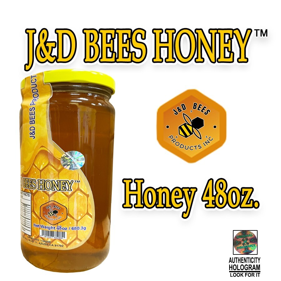 HONEY☆ J&D BEES HONEY - Honey 48oz Miel | eBay