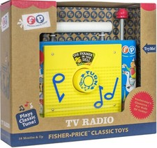 Fisher Price Classic Toys TV Radio Retro Pre School Toy  **BRAND NEW**