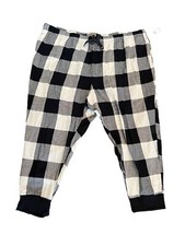 NWT Old Navy Flannel Jogger Pajama Pants Sleep Red Green Tartan Women S L XL