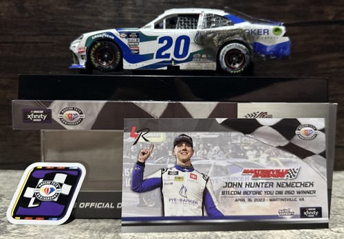 2023 JOHN HUNTER NEMECHEK MARTINSVILLE WIN RACED VERSION 1/24 ACTION NASCAR