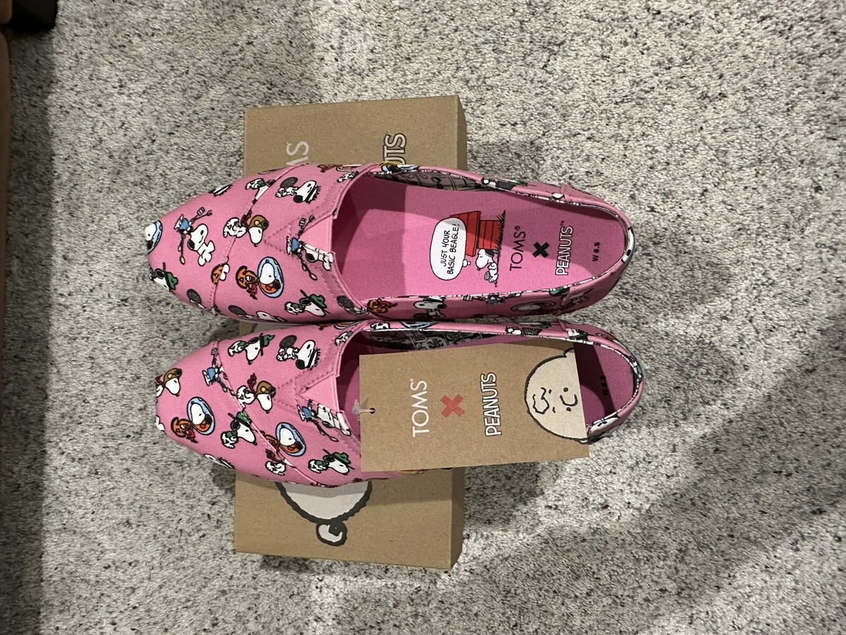 TOMS X PEANUTS Alp FWD Unisex Men’s 10M Alpargata Snoopy Limited Edition Rare NEW TOMS Peanuts Men main image 4