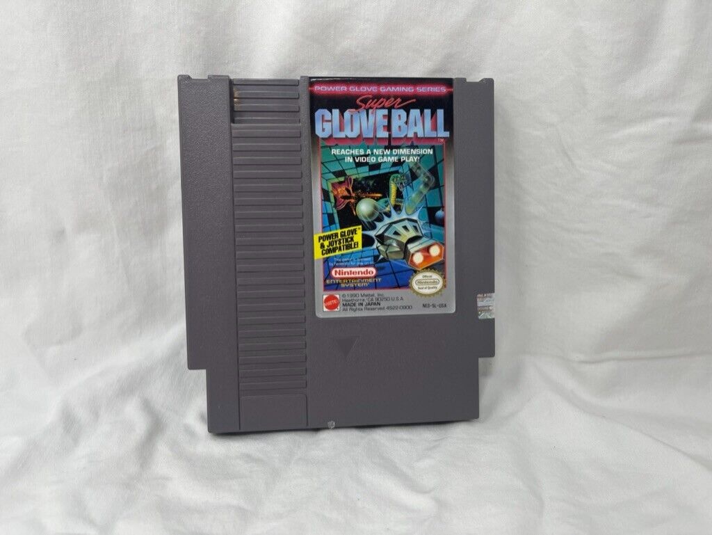 Super Glove Ball (Nintendo Entertainment System, NES 1989 Super Glove Ball (Nintendo Entertainment System, NES 1989