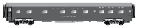 CCS CALIBRE N 6-6-4 CAMA CON LUCES DE BATERÍA ATSF NICE VALLEY PN 6564-04 | Zustand: New