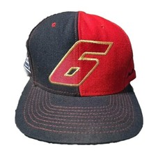 Vintage Nascar Valvoline #6 Mark Martin Snap Back Cap Made In USA
