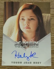 Rittenhouse Marvel X-Men The Last Stand Haley Ramm as Young Jean Gey Autograph