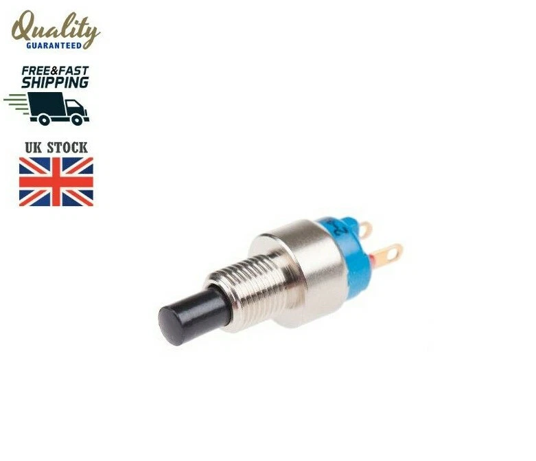 APEM 9633NCD - Pushbutton Switch, Off-(On), SPST-NO, 30 V, 100 mA, Solder