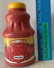 Little Tikes Pretend Red Juice Bottle Fun w Food Grocery Market Plastic Toy HTF