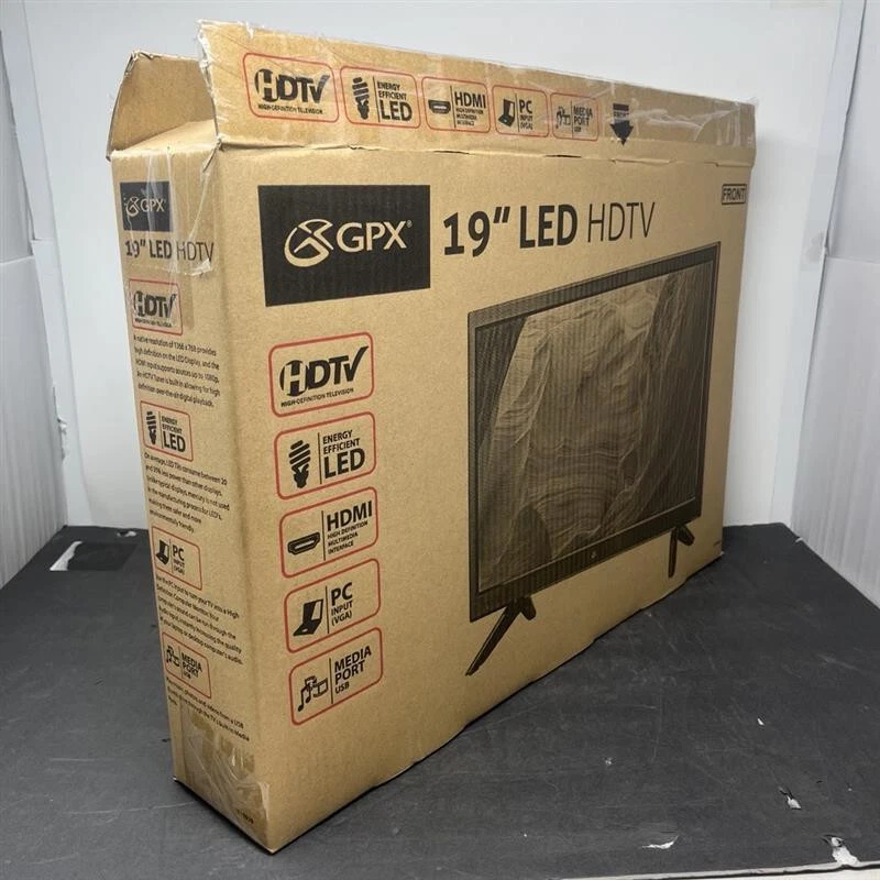 GPX TE1982B 19" 720p 60Hz LED HDTV (NEW) - Image 3 of 4