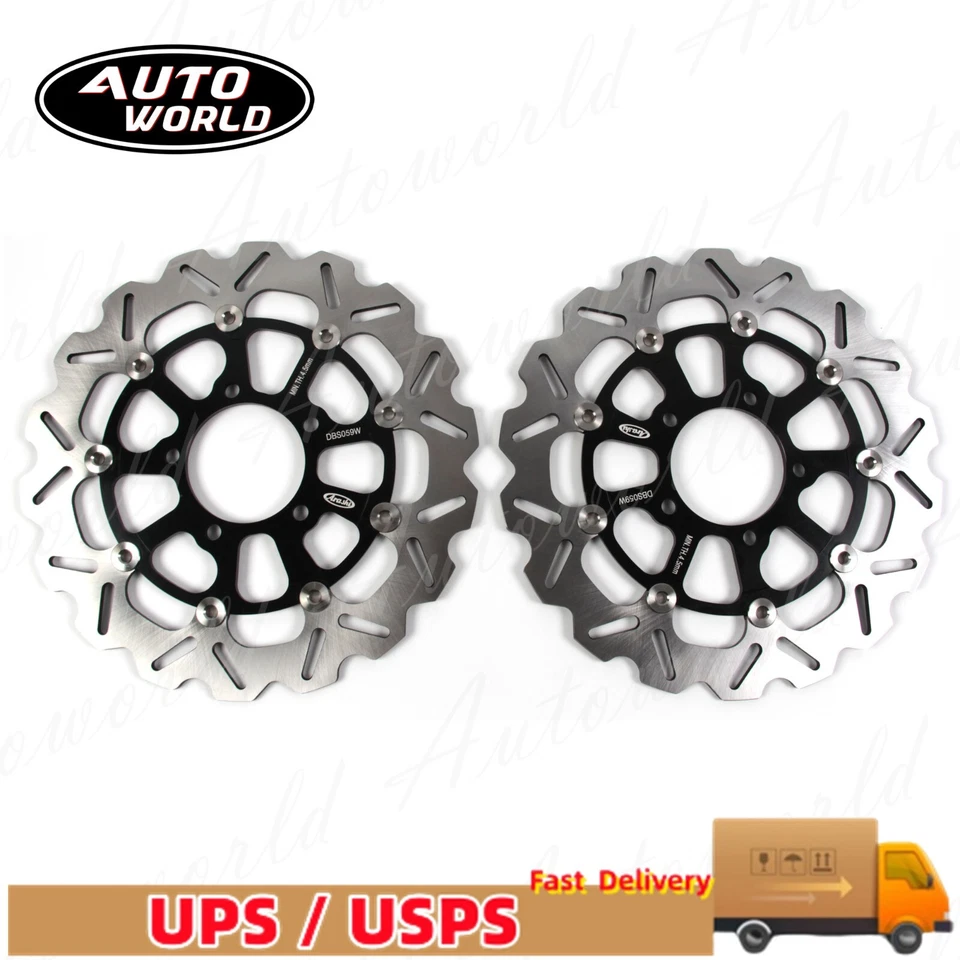 Rotor de disco de freio dianteiro 19 para Kawasaki Ninja ZX6R 636 2013-2023 2022 2021 2020 - Imagem 4 de 4