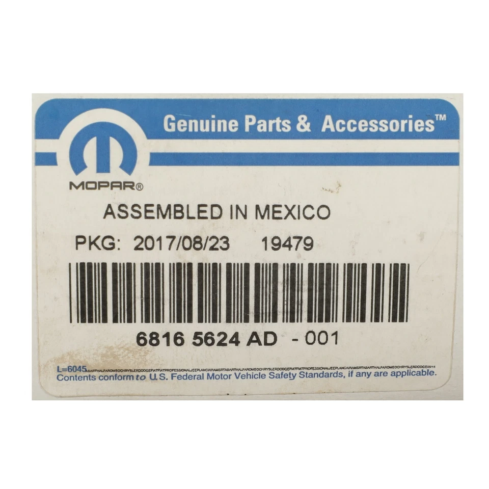 14-18 RAM 2500 13-18 3500 RUEDA DELANTERA ANTIBLOQUEO SENSOR FRENO OEM NUEVO MOPAR 68165 Foto 3 de 3