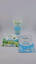 Simple Hydrating Skincare Set - Gel Wash, Cleansing Wipes, Sheet Mask & Eco Bag